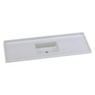 Pia De Cozinha Mármore Sintético 150x55cm Multimóveis Cr20481 Gelo