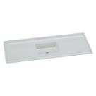 Pia de Cozinha Mármore Sintético 150x55cm Multimóveis CR20481 Pia de Cozinha Mármore Sintético 150x55cm Multimóveis CR20481