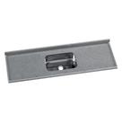 Pia De Cozinha Mármore Sintético 160x55cm Com Cuba Aço Inox Multimóveis CR20475 Cinza