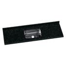 Pia De Cozinha Mármore Sintético 160x55cm Com Cuba Aço Inox Multimóveis CR20475 Preto