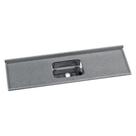 Pia De Cozinha Mármore Sintético 180x55cm Com Cuba Aço Inox Multimóveis Cr20476 Cinza