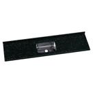 Pia De Cozinha Mármore Sintético 199x55cm Com Cuba Aço Inox Multimóveis CR20477 Preto