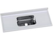 Pia de Cozinha Mármore Sintético Cuba Inox 120x55cm Gelo Aj Rorato