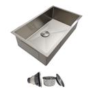 Pia de cozinha Undermount Delironexu 18 Gauge em aço inoxidável