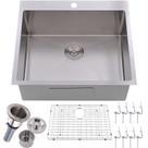 Pia de cozinha VALISY Topmount em aço inoxidável 63x56cm 16G