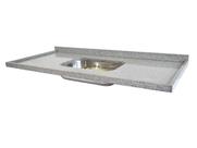 Pia de Granito para Cozinha Levorato Andorinha - 150x55cm - Granito Cinza Andorinha Pia de Granito para Cozinha Levorato Andorinha - 150x55cm - Granito Cinza Andorinha