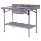 Pia Industrial Benfati Inox 430 70x60cm Paneleiro Liso com 1 Cuba 500CL