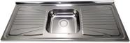 Pia Inox Fabrinox PS1200 120x52cm, cuba central
