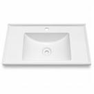 Pia Lavatório Para Banheiro Lavabo Retangular 60cm De Plástico Resistente Moderno