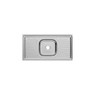 Pia para Cozinha Monobloco Inox 100x53cm Forminox