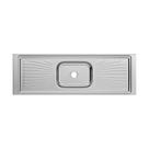 Pia para Cozinha Monobloco Inox 160x53cm Forminox