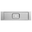 Pia para Cozinha Monobloco Inox 180x53cm Forminox