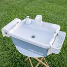 Pia portátil Mighty Sink, estação de lavagem patenteada de 8 litros com torneira