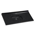 Pia Sintética para Cozinha Granitada 120cmx55cm Preto AJ Rorato Pia Sintética para Cozinha Granitada 120cmx55cm Preto AJ Rorato