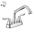 Pia utilitária/torneira de lavanderia Phiestina Brushed Nickel BF25-7-BN