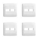 PIAL FORTBELLA PLACA 4 x 4 PARA 2 MODULOS SEPARADOS FBP42 - KIT C/4