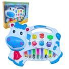 Pianinho Musical Vaquinha Zoonimal Teclado Divertido, Pica Pau, Brinquedo P/ Bebês Crianças +6 Meses