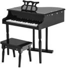 Piano de brinquedo GLACER Classical Kids Piano de 30 teclas com banco preto