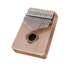 Piano de polegar Kalimba de 17 teclas em mogno de madeira para iniciantes Piano de polegar Kalimba de 17 teclas em mogno de madeira para iniciantes