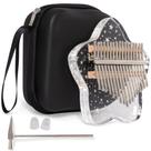 Piano de polegar Kalimba LUCKIPLUS Cute 17 teclas Star Crystal