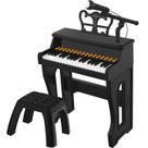 Piano de Teclado Dollox para Crianças - 37 Teclas, com Banco e Microfone
