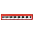 Piano Digital Casio CDP-S160 RD - Vermelho