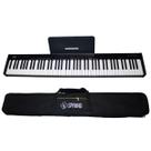 Piano Digital Musical 88 Teclas Com Bluetooth Midi Funções Profissionais Display