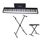 Piano Digital Spring PD-188 Bluetooth 88 Teclas suporte banco e capa