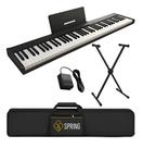 Piano Digital Spring Pd188 88 Teclas Sensitivas + Suporte Simples