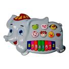 Piano Elefante Musical Luminoso Bebê Melodias Som De Animais Piano Elefante Musical Luminoso Bebê Melodias Som De Animais