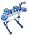 Piano Eletrônico Primeiro Grande Show Infantil Azul - Unik