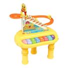 Piano Patinho Feliz 2 Em 1 Diversão Infantil Teclado Luz Som