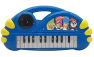 Piano Teclado Infantil Little Pianist Músicas Variadas Azul Escuro Piano Teclado Infantil Little Pianist Músicas Variadas Azul Escuro