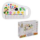 Piano Teclado Musical Bichos Infantil Sons Eletrônico