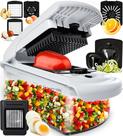 Picador e espiralizador de vegetais Fullstar 8 em 1 branco