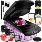 Picador e espiralizador de vegetais Fullstar com recipiente preto