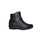 Piccadilly Maxi Bota Cano Curto Anabela Feminino Ref. 117136 -
