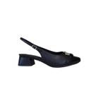 Piccadilly Sapato Slingback Feminino Salto Bloco 4 Cm Ref. 160110 -