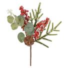 PICK BERRY ACUCARADO C/PINHA (VERMELHO) 23cm