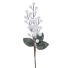 Pick C/Folhas E Frutas Bco/Vrd 12cm C/1Un 1014396 - Cromus