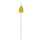 Pick De Madeira Abacaxi 12cm C/12 Un 29003049