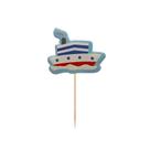 Pick Decorativo - Barco - 4x5,5cm - 12 UN - Ref 0023 - Rizzo Pick Decorativo - Barco - 4x5,5cm - 12 UN - Ref 0023 - Rizzo