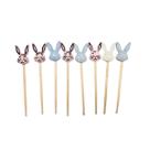 Pick Decorativo de Páscoa - Coelhinhos - 10,5cm - 10 unidades - Rizzo