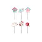 Pick Decorativo Festa Jardim Encantado - 12 unidades - Cromus - Rizzo Festas Pick Decorativo Festa Jardim Encantado - 12 unidades - Cromus - Rizzo Festas