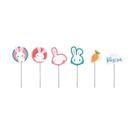 Pick Decorativo Os Coelhinhos 12 Un - Cromus