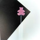 Pick Decorativo - Urso Rosa - 10 unidades - Nelyzoca - Rizzo Pick Decorativo - Urso Rosa - 10 unidades - Nelyzoca - Rizzo
