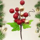 Pick Ramos Cerejinhas Enfeite Árvore De Natal 20cm Kit 6pçs Pick Ramos Cerejinhas Enfeite Árvore De Natal 20cm Kit 6pçs