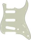 Pickguard Fender 62 Stratocaster, 11 furos, verde menta, 3 camadas