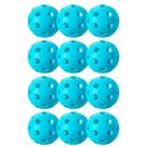 Pickleball Franklin Sports X-26 Indoor, pacote com 12 unidades, azul
