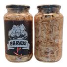 Picles De Cebolas Fatiadas Para Burgers Bravus Pote 800ml Picles De Cebolas Fatiadas Para Burgers Bravus Pote 800ml